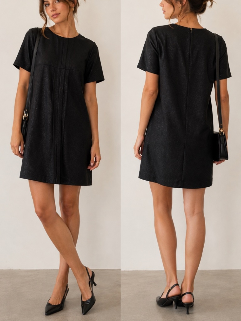 Topshop Black shift dress little black dress